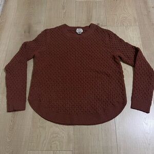 St. John's Bay Women's Brick Brown Sweater